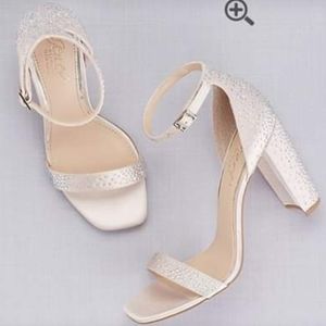 David's Bridal Badgley Mischka Heels